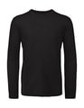 Heren T-shirt Lange Mouw B&C Inspire TM070 Black